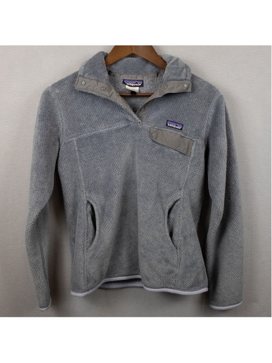Patagonia Sweaters - Patagonia Re-Tool Snap-T grey fleece pullover sweater-M